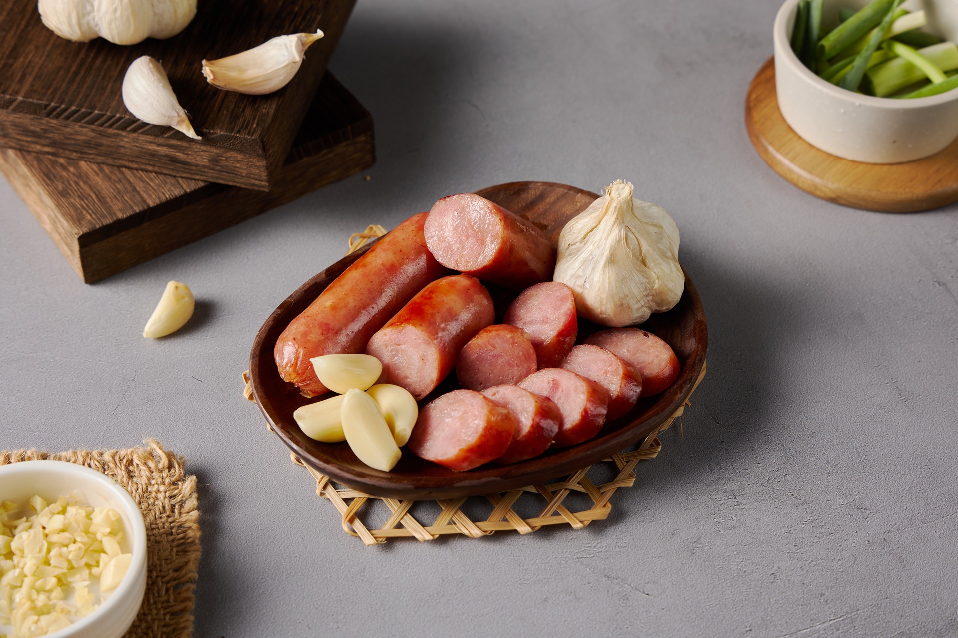 蒜味熟香腸